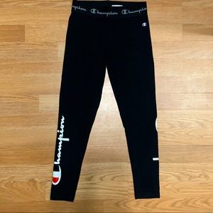 Girls High wasted Champion leggings
